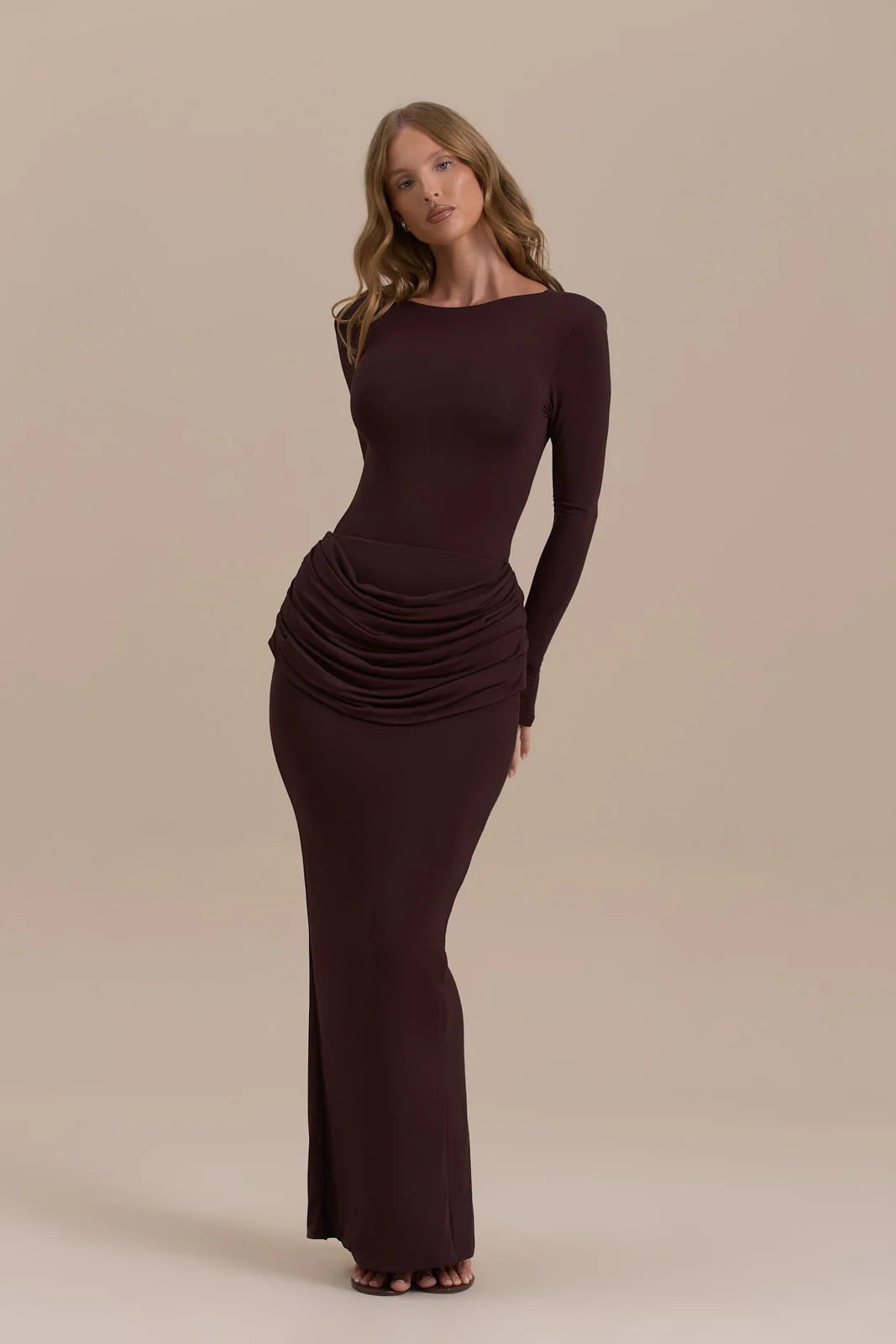 ASHTIN MAXI SKIRT | ESPRESSO