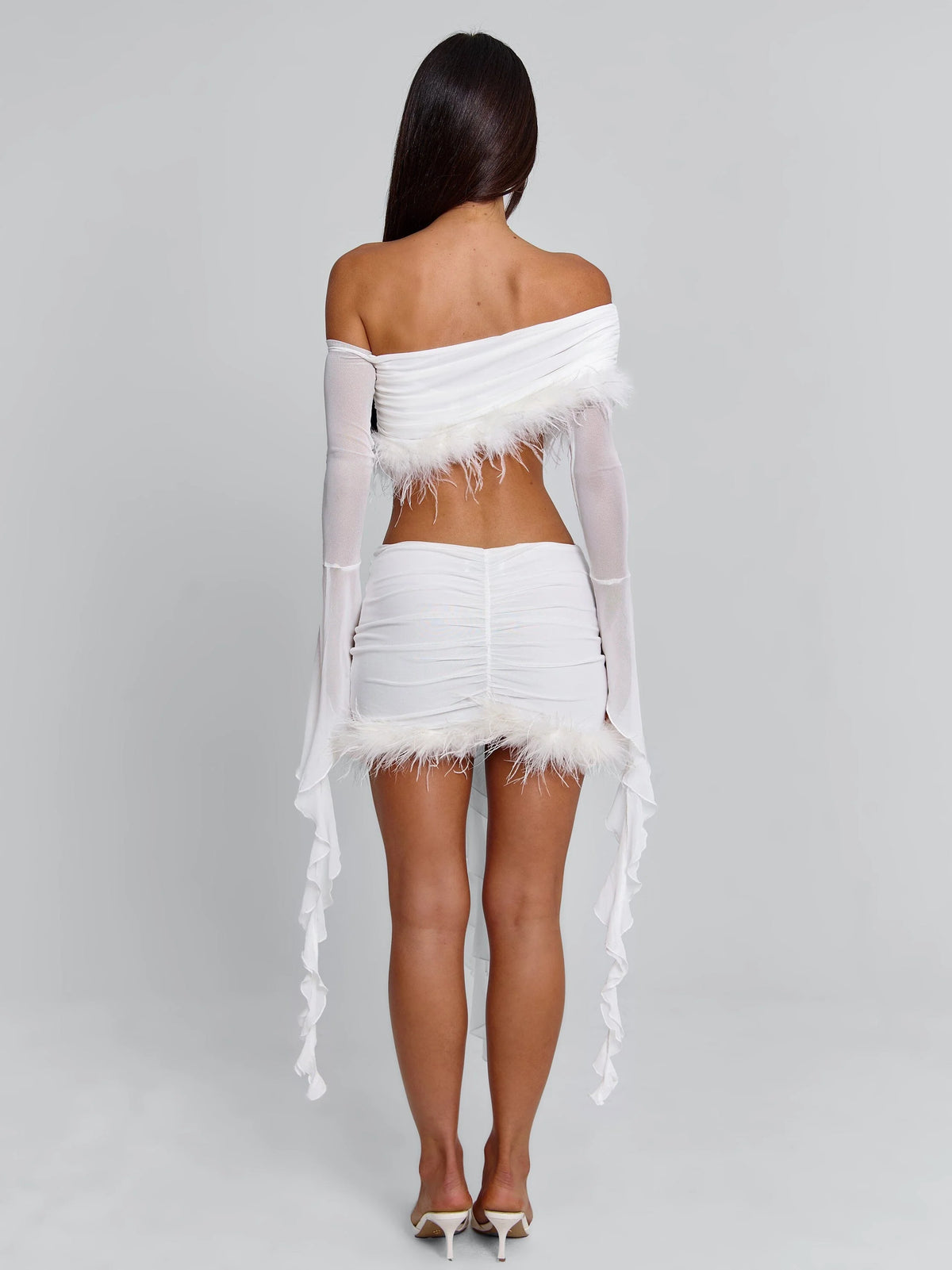 Lucy's GILDA MINI SKIRT WHITE