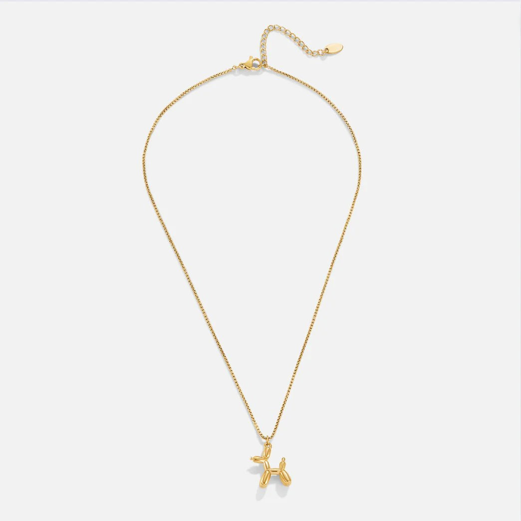 Vioraia Gold Balloon Animal Necklace
