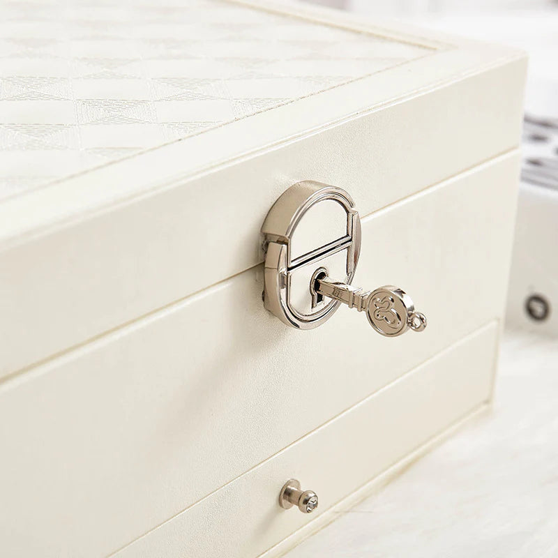 Vioraia Premium Double Layer Jewelry Box