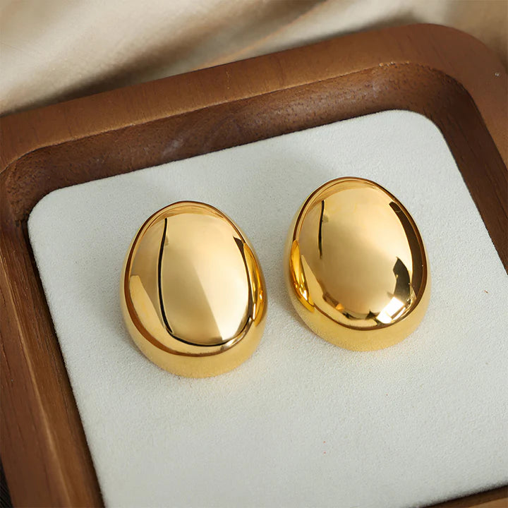 Vioraia Kiara Molten Curve Studs