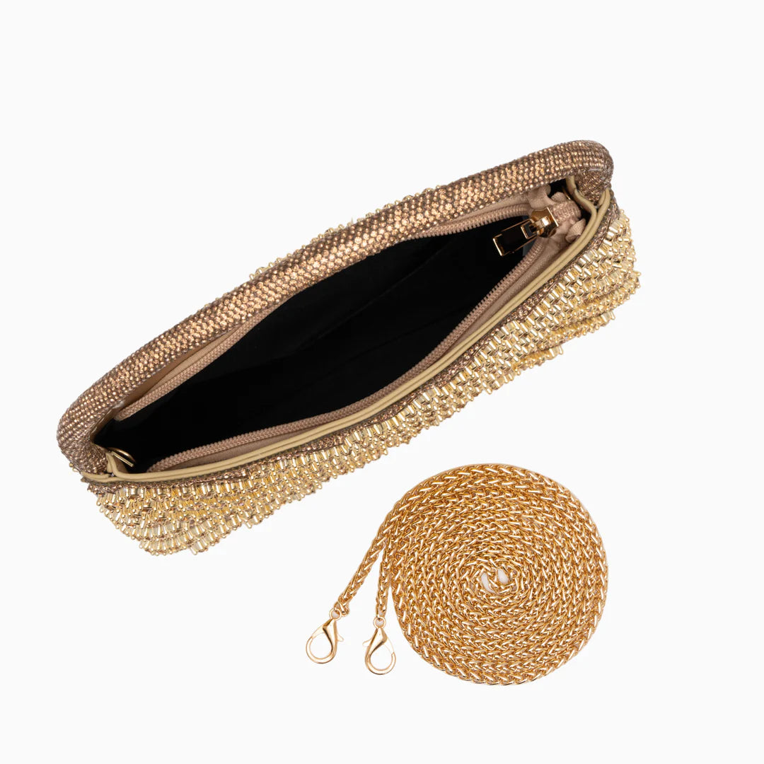 Vioraia Lyra Crystal Mini Shoulder Bag