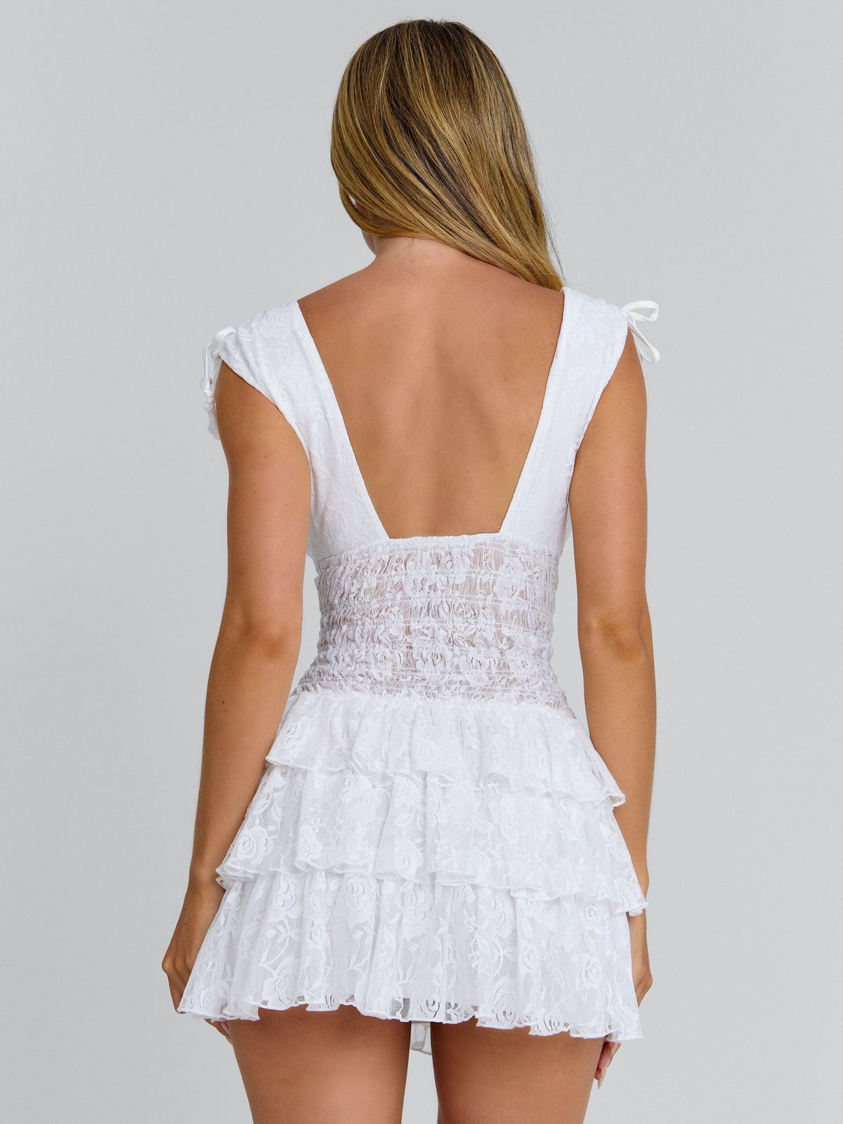 Lucy's CAMILEIA MINI DRESS WHITE