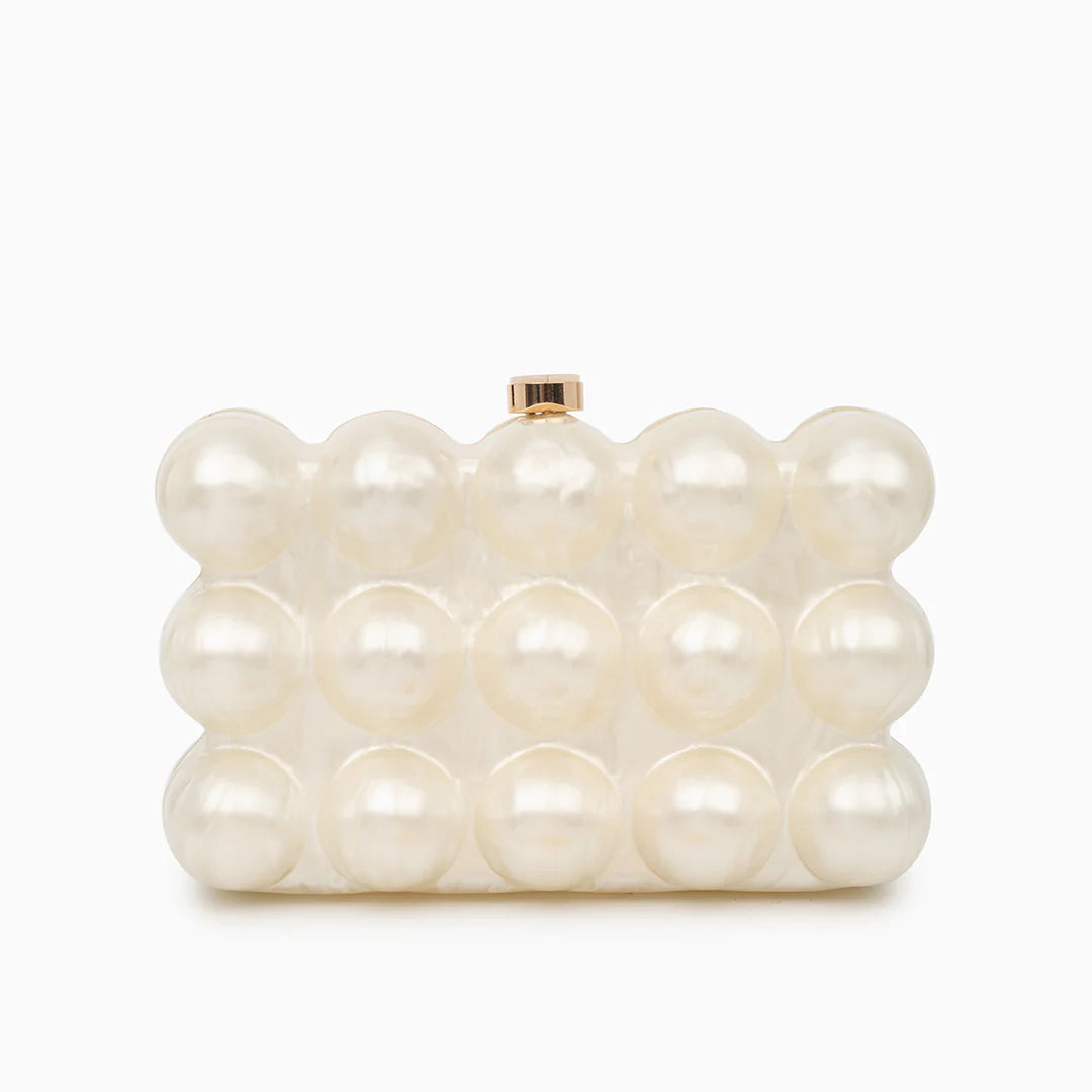 Vioraia Lorraine Acrylic Clutch Bag