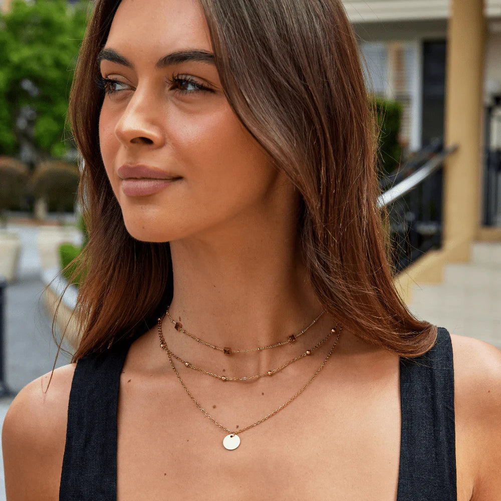 Vioraia Alberta Red Crystal Necklace