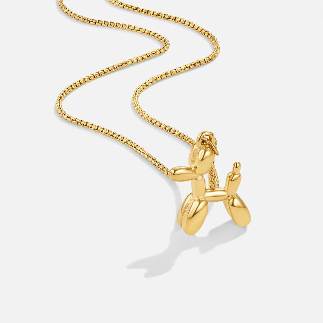 Vioraia Gold Balloon Animal Necklace