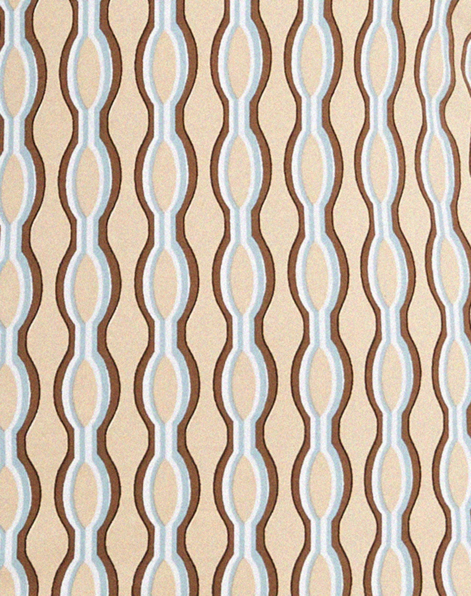Earl Mini Dress in Preppy Geo Brown