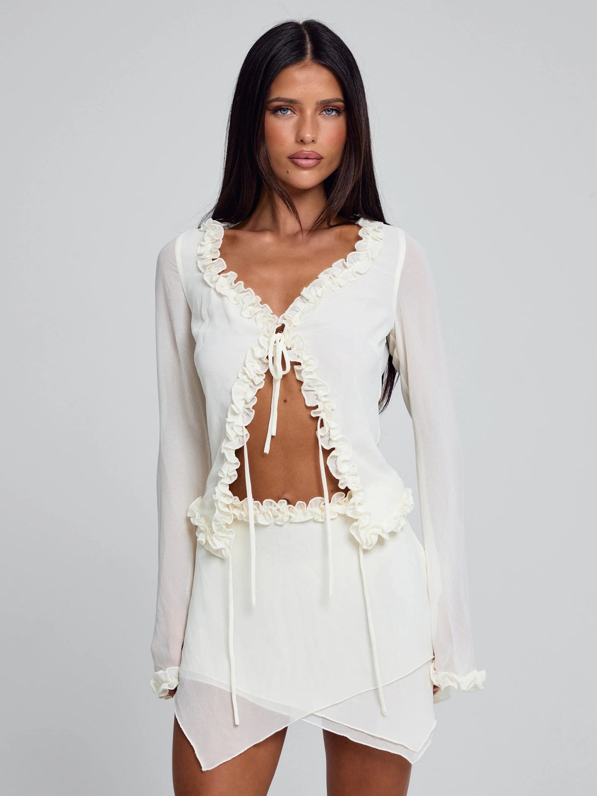 Lucy's MAE MINI SKIRT IVORY