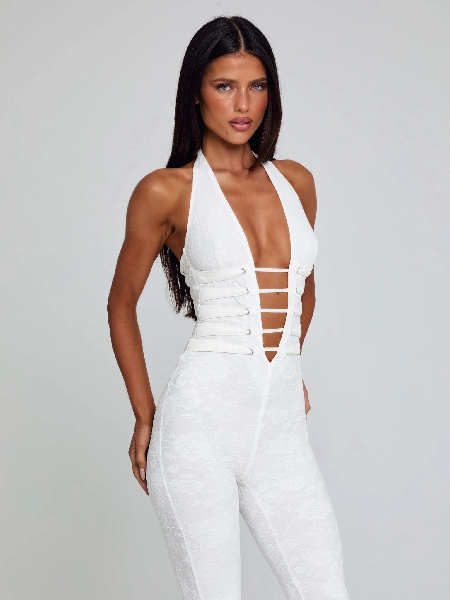 Lucy's SAWYER JUMPSUIT WHITE