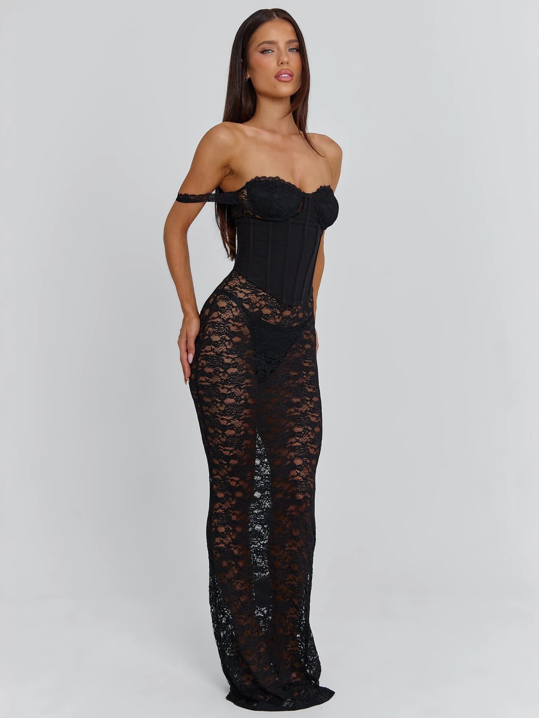 Lucy's ZANA MAXI DRESS BLACK