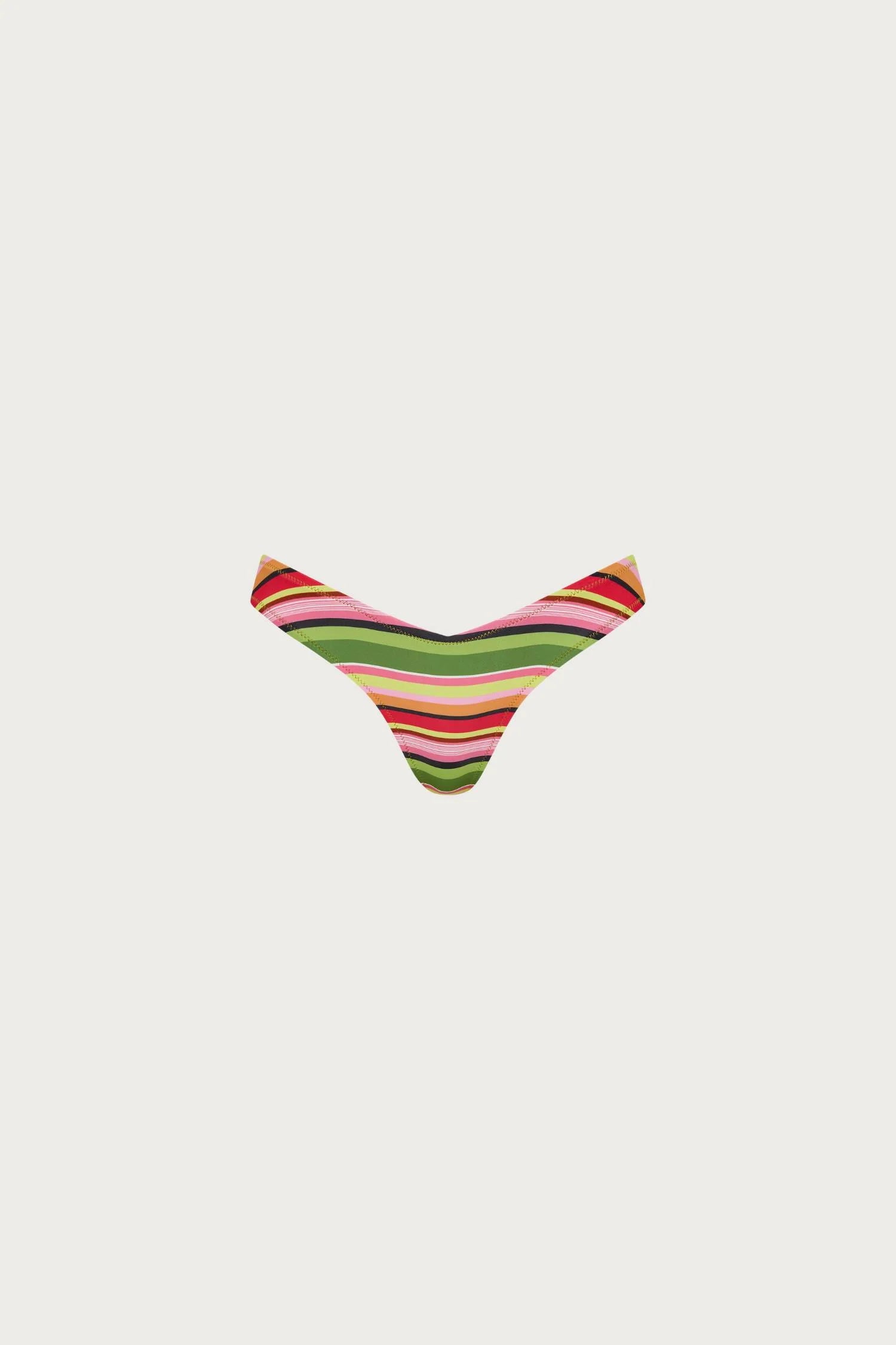 Classic Swim Bottom | Emerald Stripe