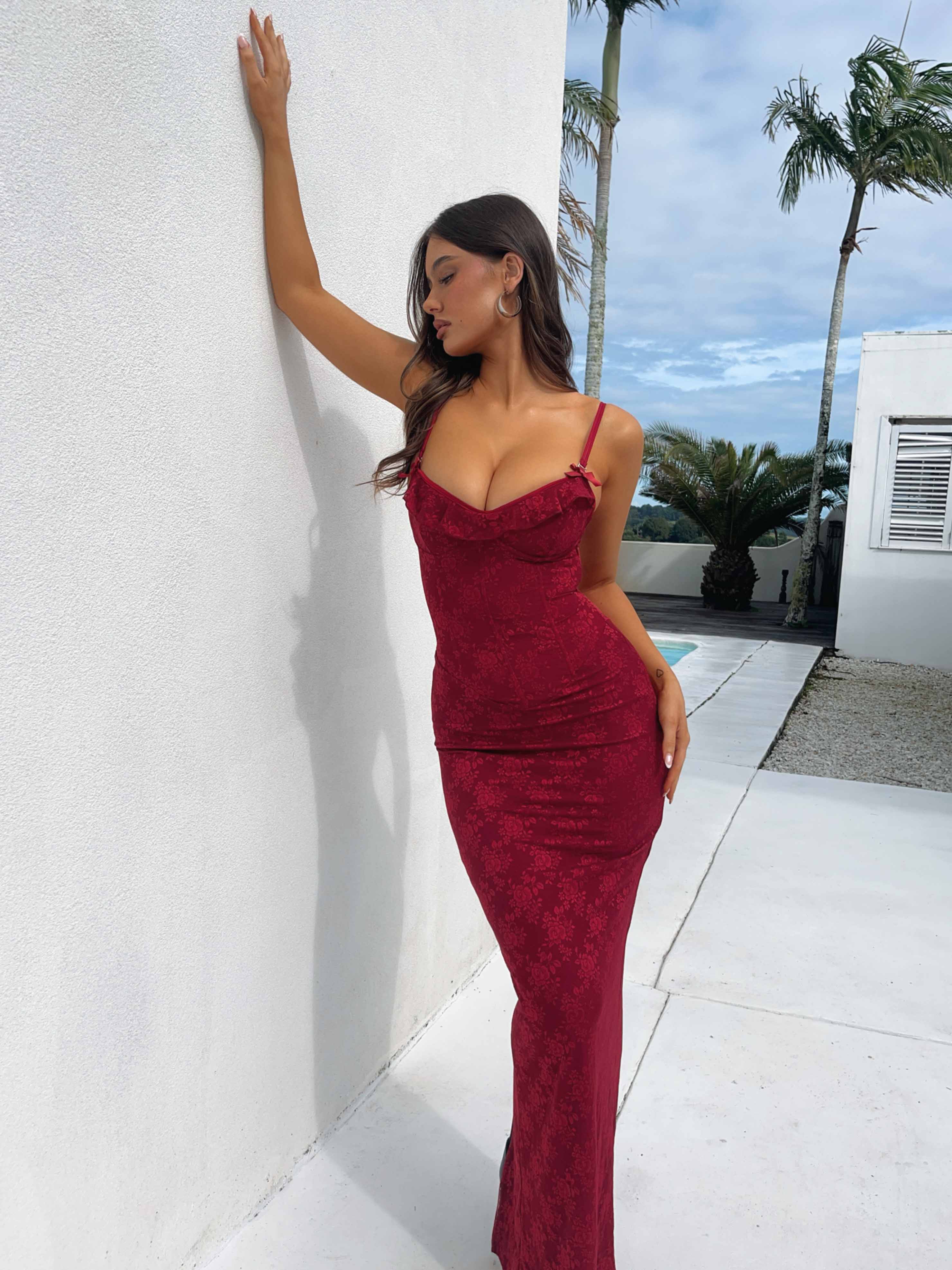 Lucy's DYLAN MAXI DRESS RED