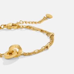 Vioraia Layered Eternity Loop Bracelet