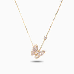 Vioraia Sparkling Butterfly Necklace