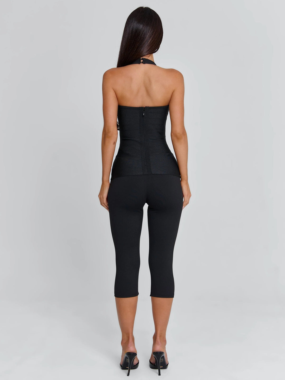 Lucy's KARNE CAPRI JUMPSUIT BLACK