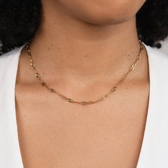 Vioraia Lara Paperclip Chain Necklace