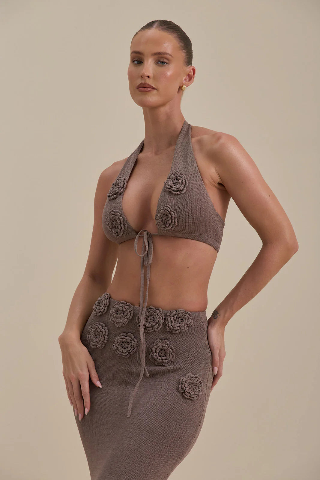 DAISY BRA TOP | MOCHA MOUSSE
