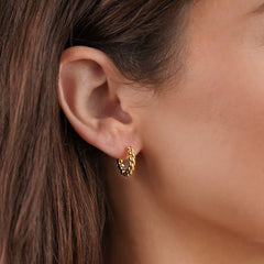 Vioraia Layla Gold Twist Earrings