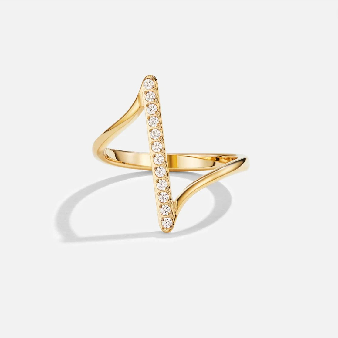 Vioraia Mila Twisted Gold Ring