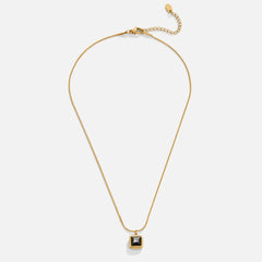 Vioraia Riva Midnight Black Pendant Necklace