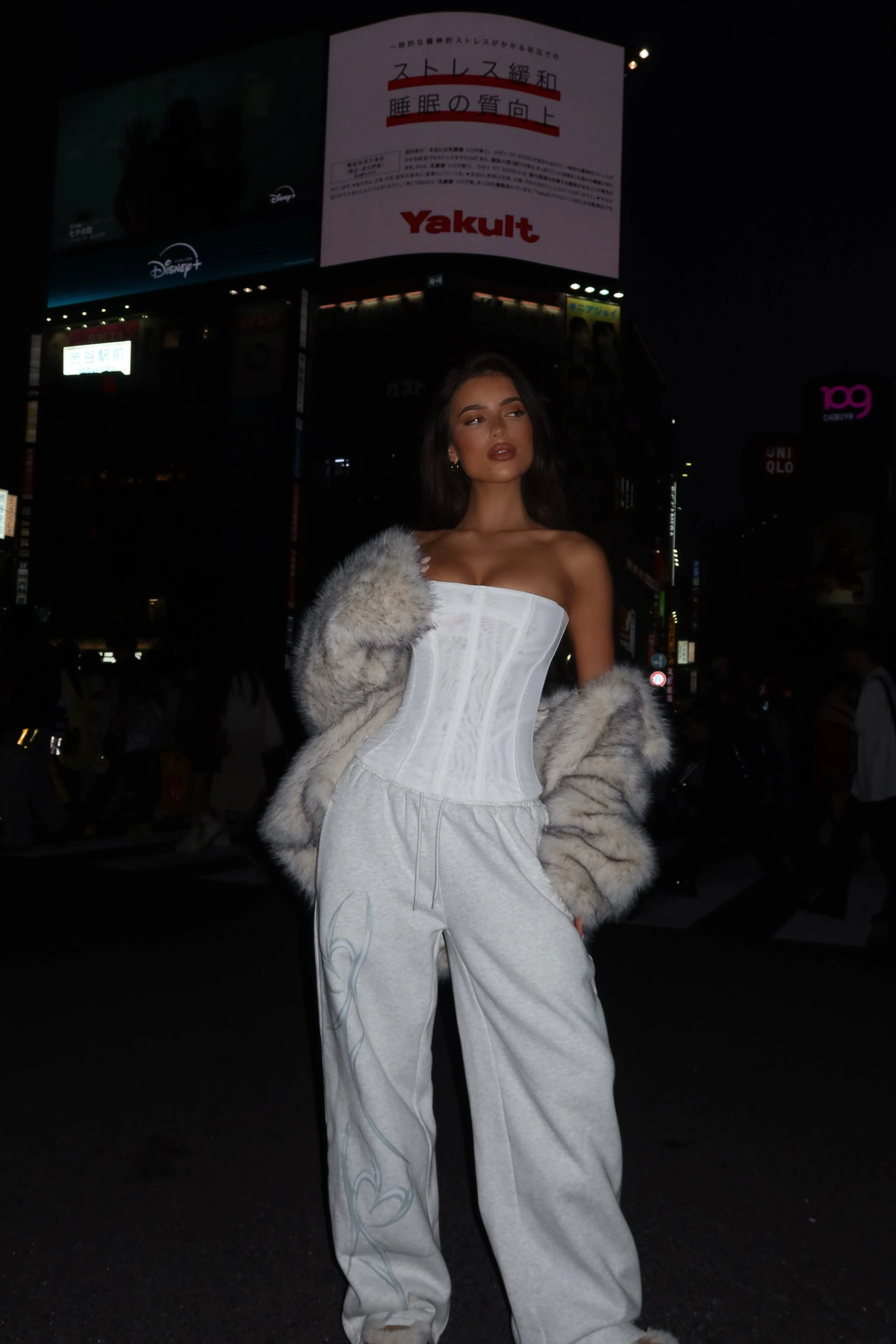 Lucy's SOLA MESH CORSET TOP WHITE