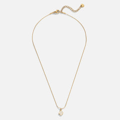 Vioraia White Flower Pendant Necklace