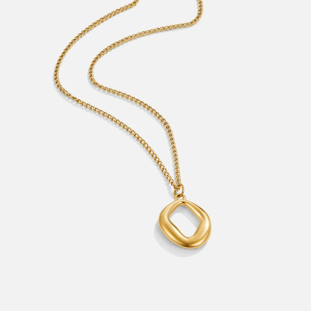 Vioraia Zola Geometric Gold Necklace