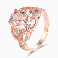 Vioraia Blushing Rose Ring