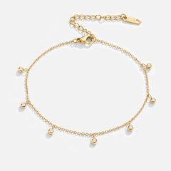 Vioraia Lana Crystal Droplet Anklet