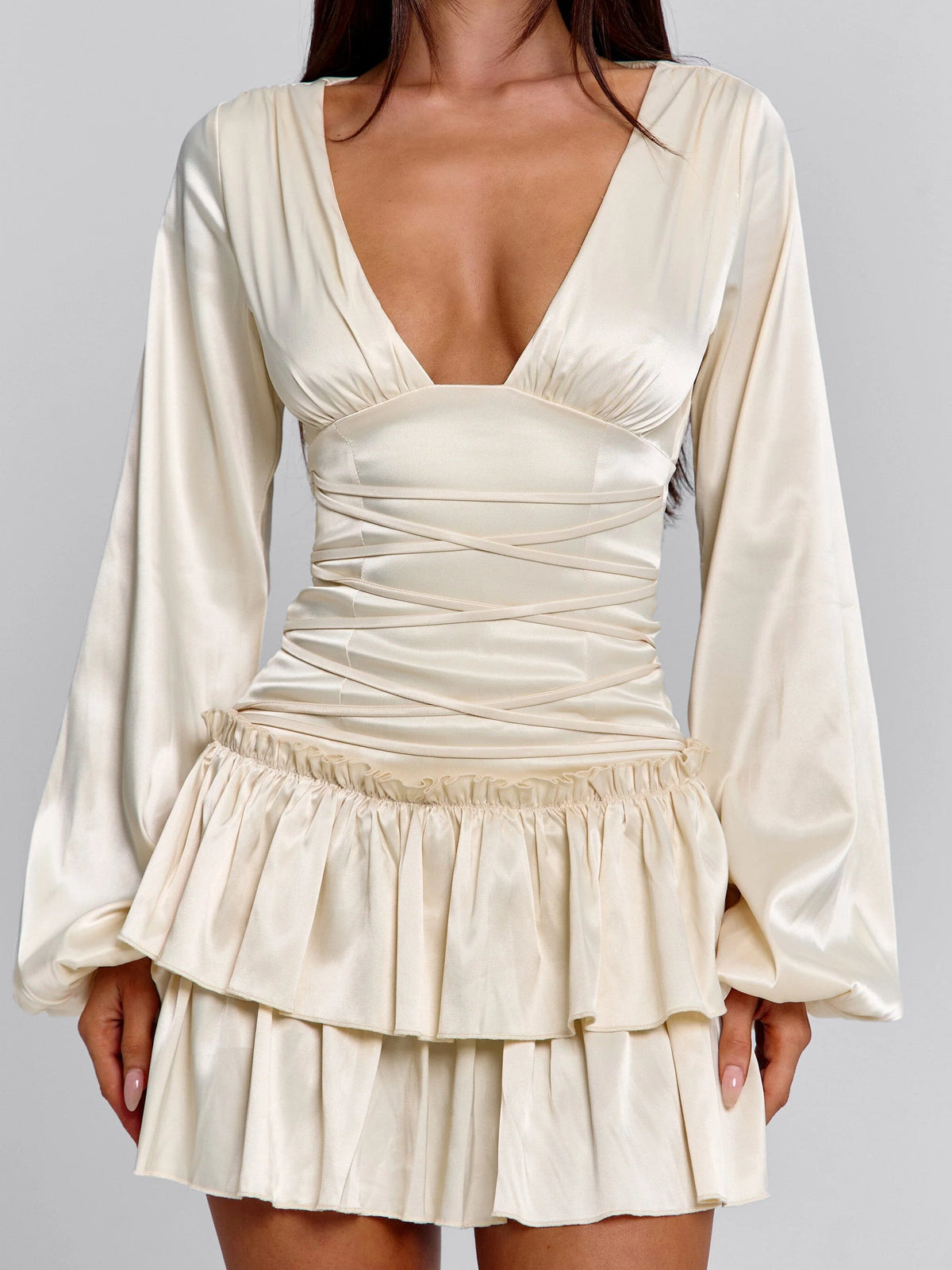Lucy's KARMIN MINI DRESS IVORY