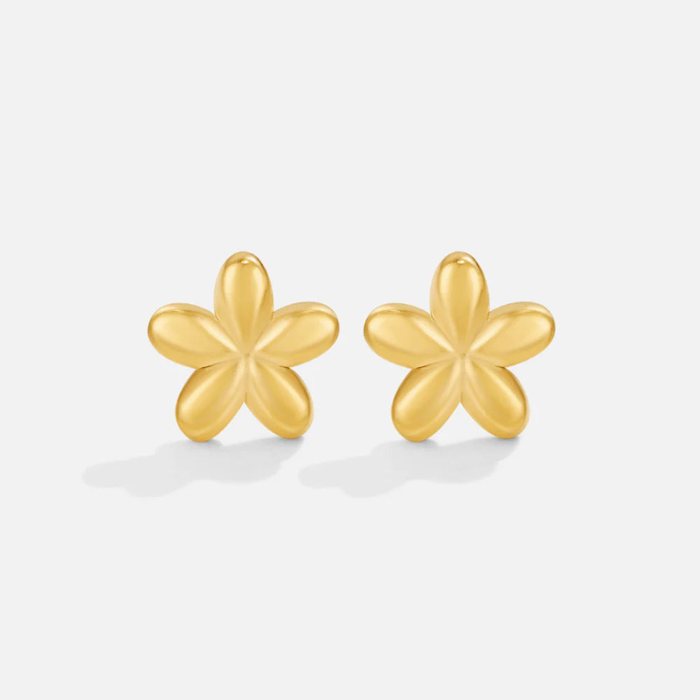 Vioraia Flower Balloon Stud Earrings