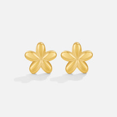Vioraia Flower Balloon Stud Earrings