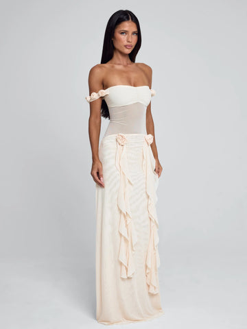 Lucy's MARCELINE MAXI DRESS BEIGE