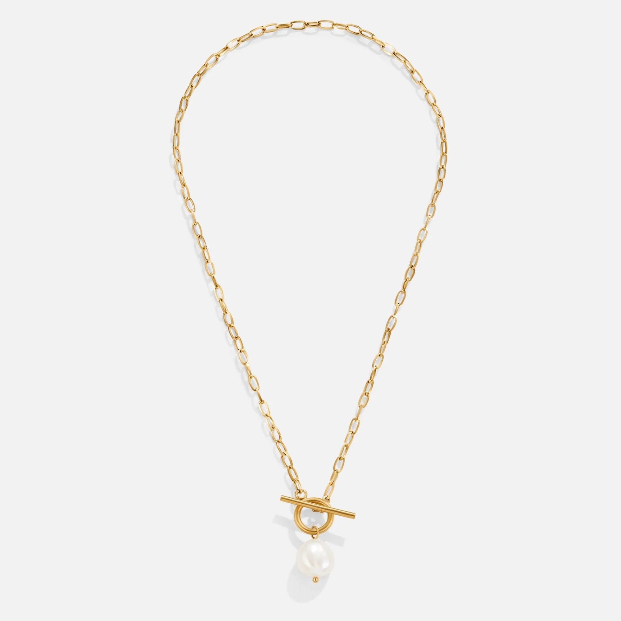 Vioraia Eva Freshwater Pearl Gold Necklace