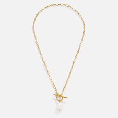 Vioraia Eva Freshwater Pearl Gold Necklace