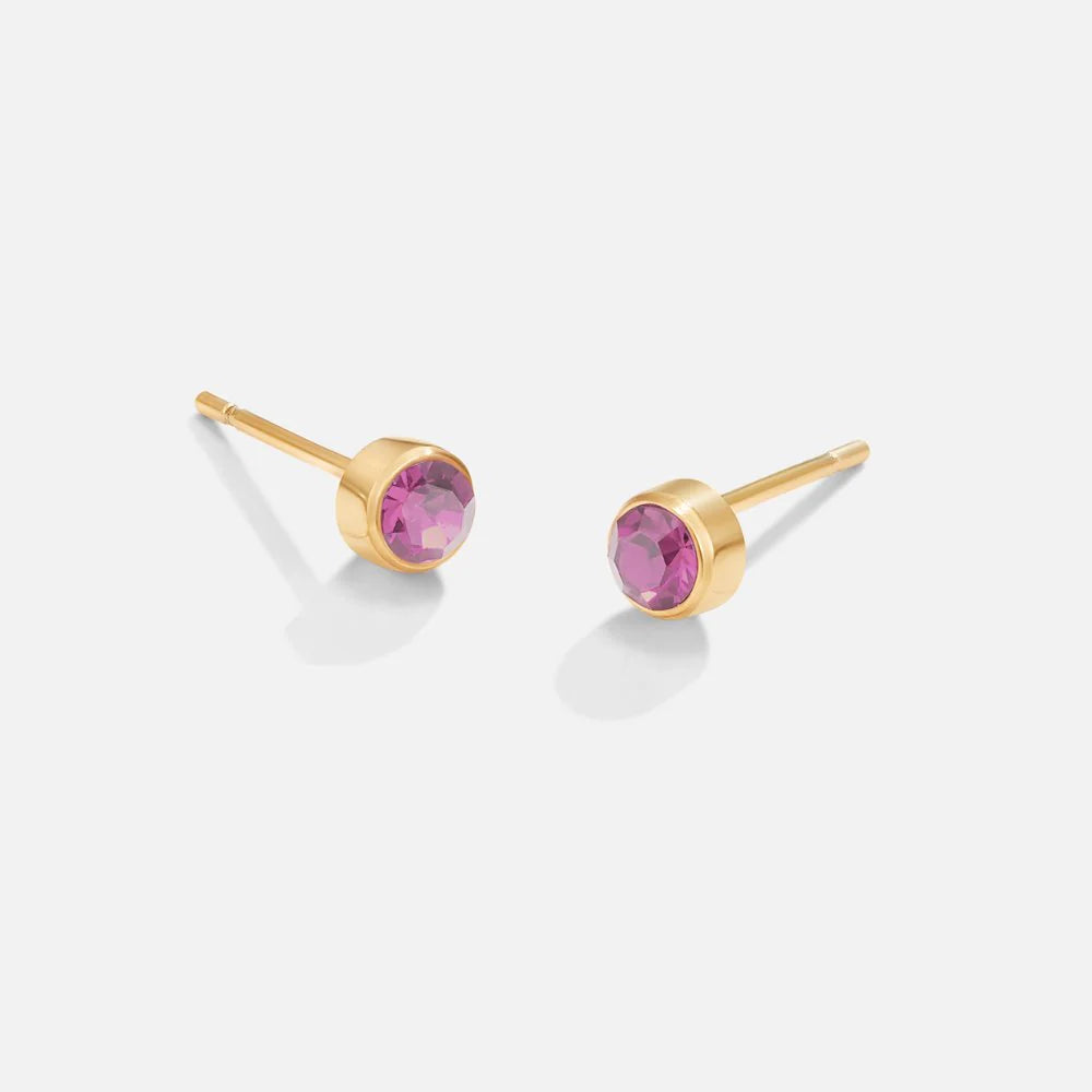 Vioraia Birthstone Stud Earrings