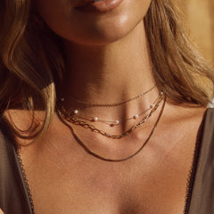 Vioraia Nura Pearl 18K Gold Necklace