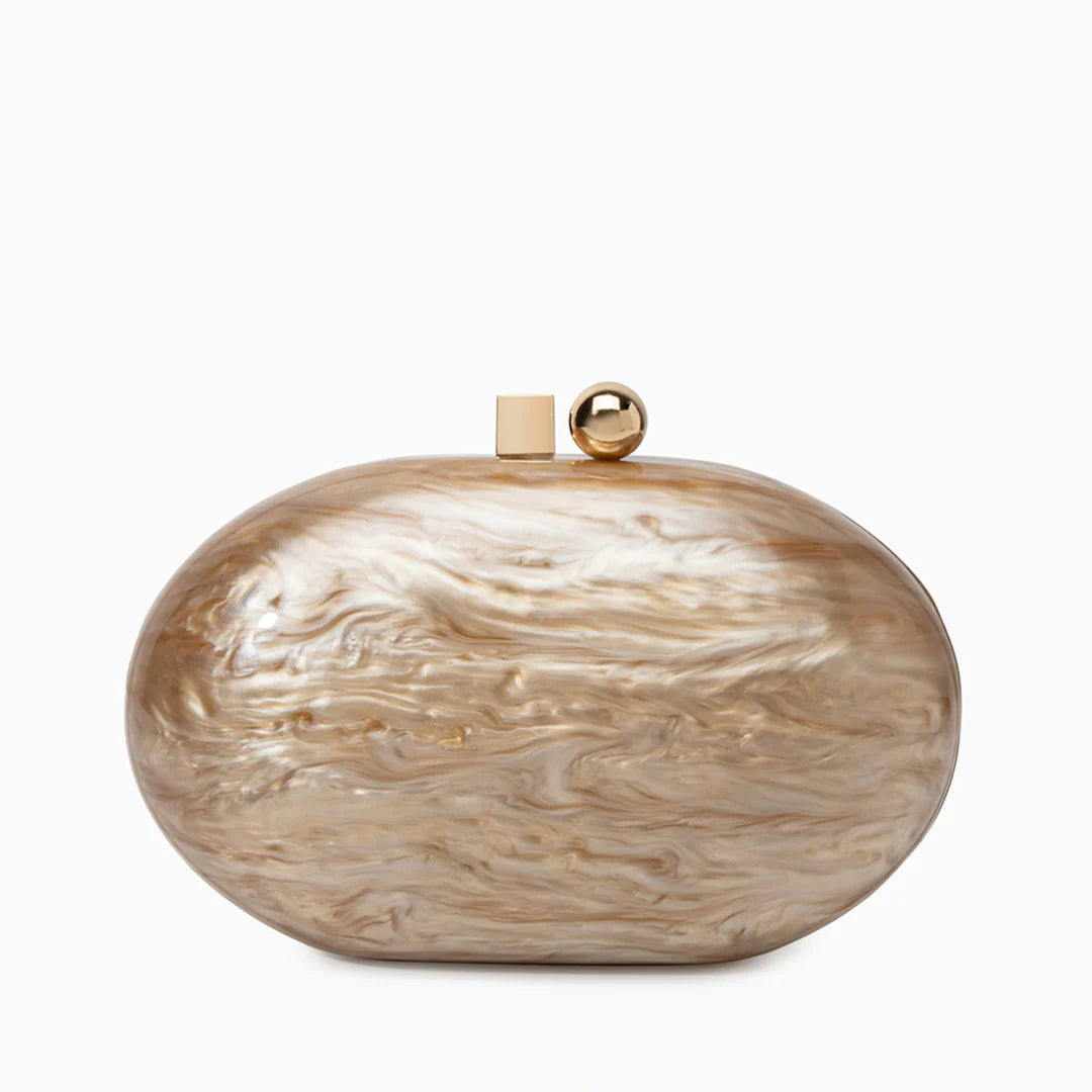 Vioraia Skylynn Acrylic Clutch Bag