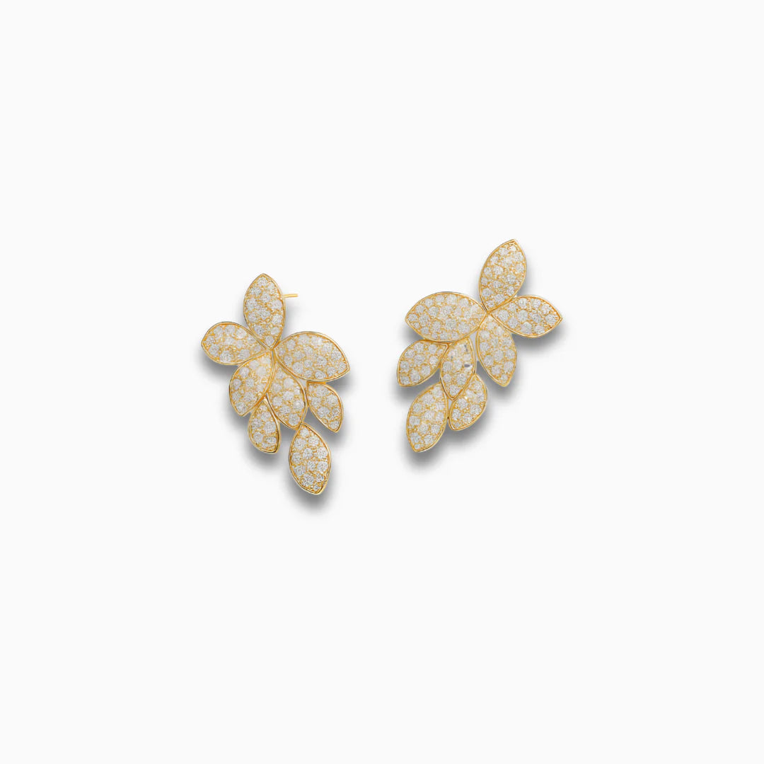 Vioraia Petal Glint Studs