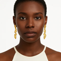 Vioraia Luna Molten Cascade Earrings