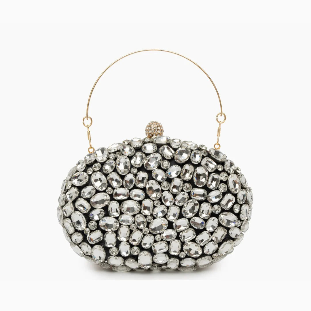 Vioraia Seraphine Gemstone Clutch Bag