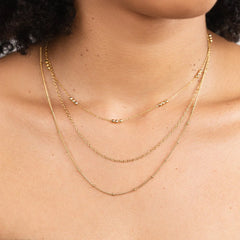 Vioraia Tessa Triple Layered Necklace