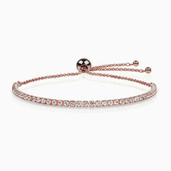 Vioraia Dazzling Tennis Slider Bracelet