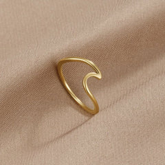 Vioraia Imari Gold Wave Ring