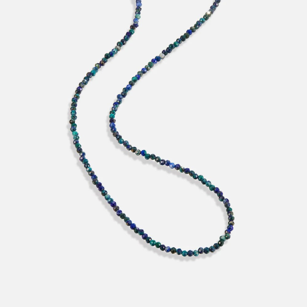 Vioraia Lapis Lazuli Beaded Stone Necklace