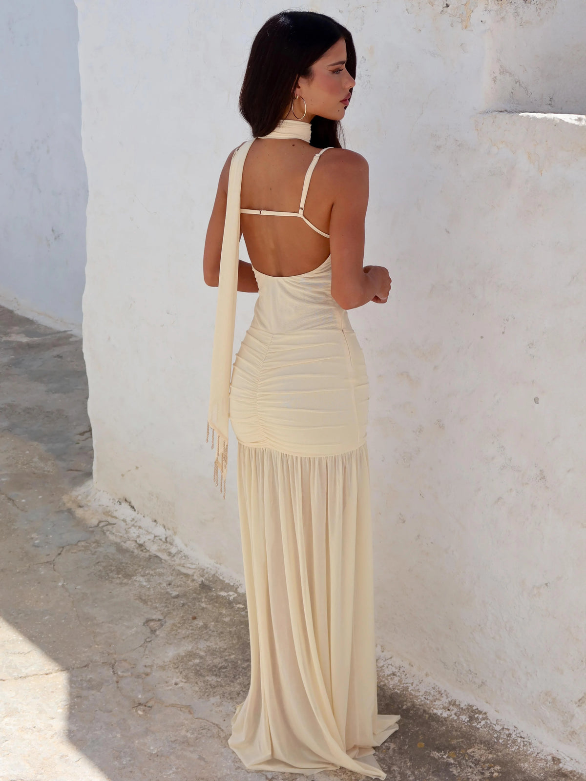 Lucy's IDA MAXI DRESS CREAM