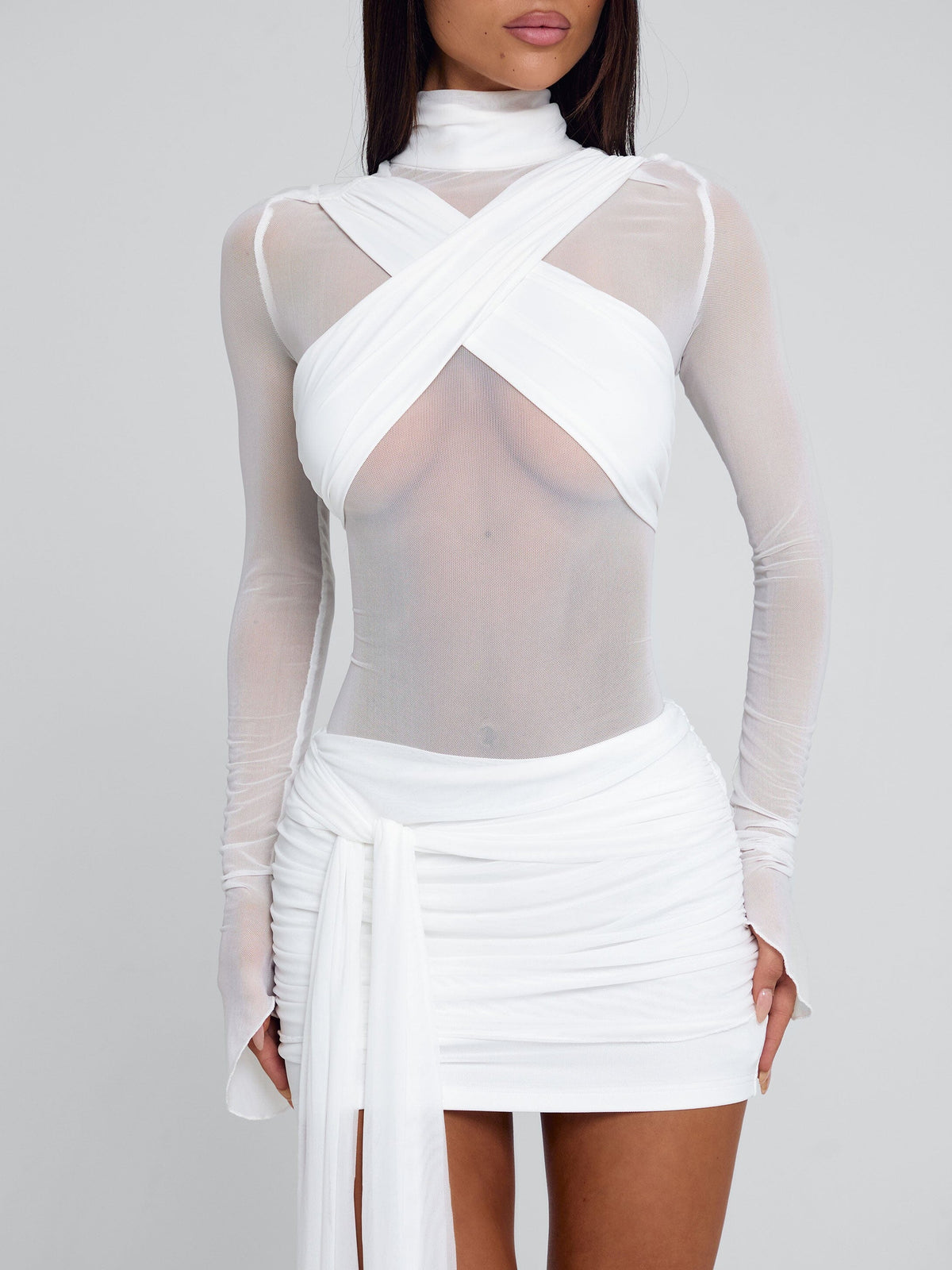 Lucy's OLYRA MINI DRESS WHITE