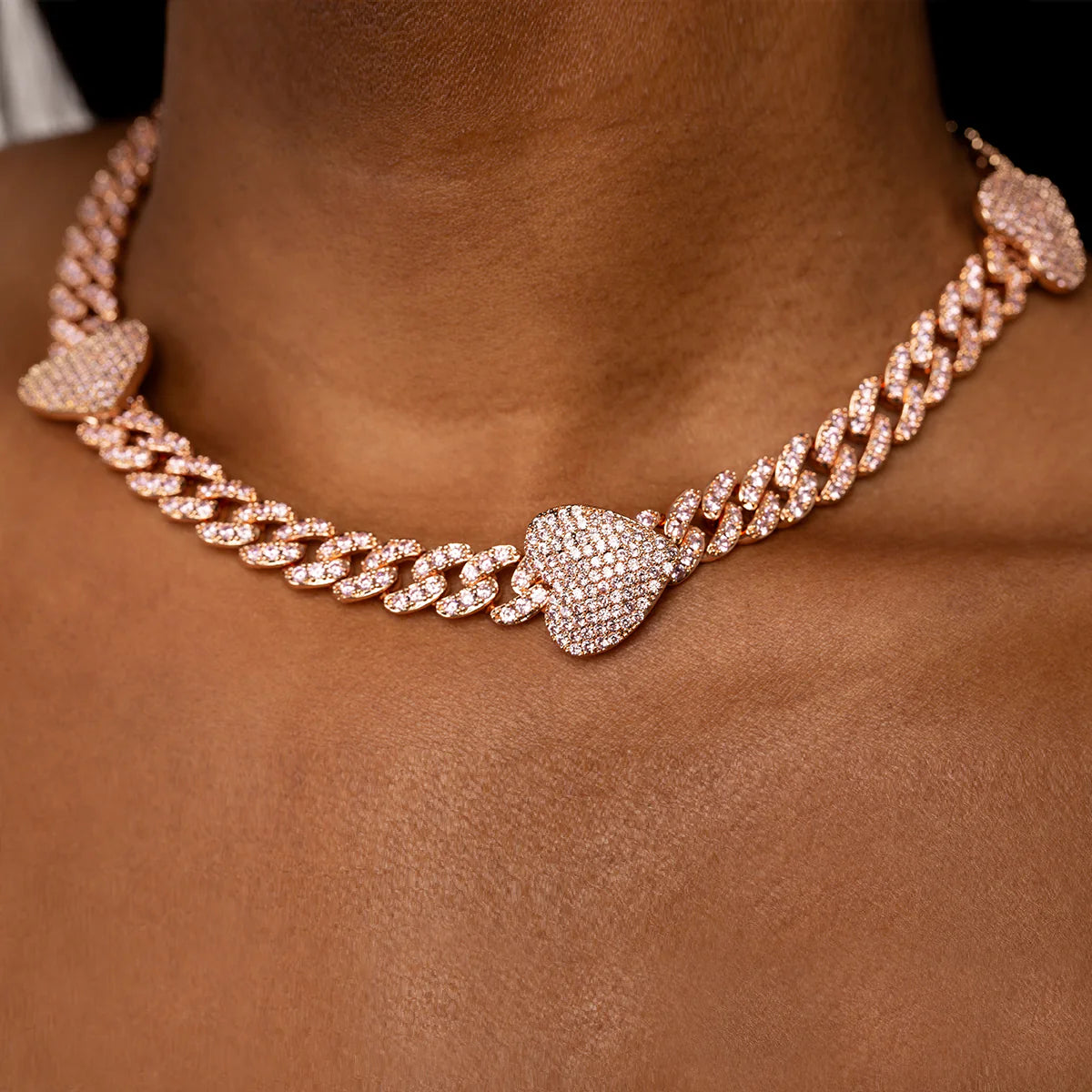 Vioraia Grandeur Cuban Hearts Choker