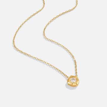 Vioraia Gia Crystal & Gold Necklace