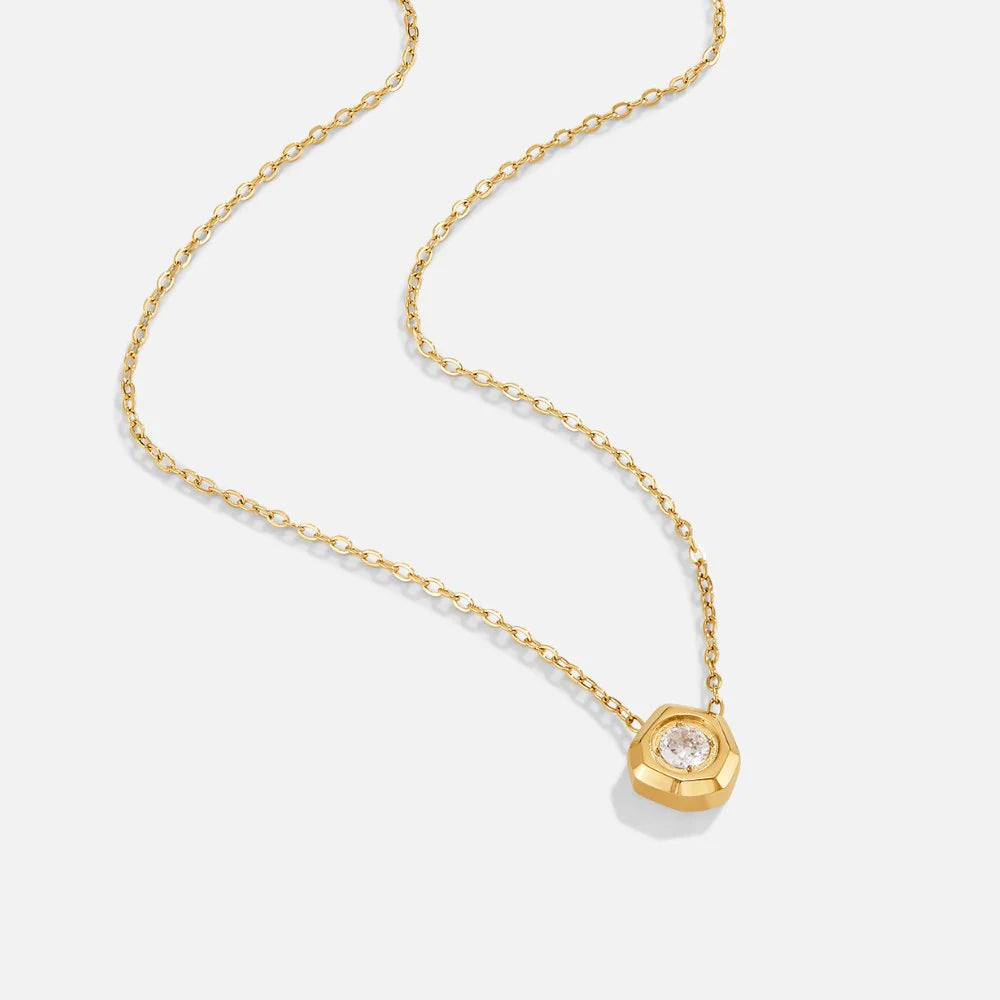 Vioraia Gia Crystal & Gold Necklace